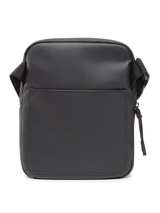 Сумка чоловіча Lacoste Lcst Medium Zip-Up Petit Piqué Crossbody Black NH3308LV