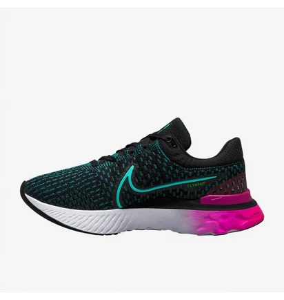Кроссовки женские Nike React Infinity Run Flyknit 3 Black/Turquoise DD3024-003