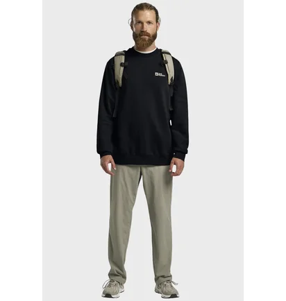 Світшот чоловічий Jack Wolfskin Essential Black A63843C-0413