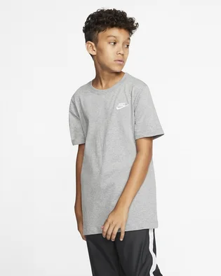 Футболка детская Nike B Nsw Tee Emb Futura Grey AR5254-063