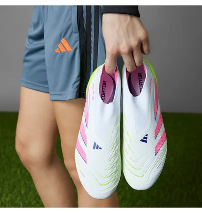 Бутсы унисекс Adidas Predator Elite Ll White/Pink ID3876