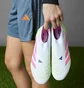 Бутсы унисекс Adidas Predator Elite Ll White/Pink ID3876