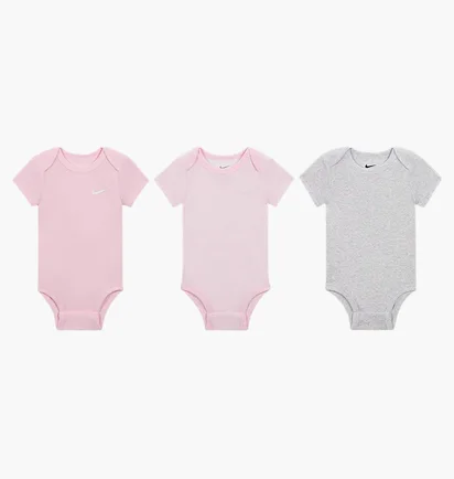 Боди детский Nike E1D1 Pink/Grey 56M115-X58
