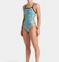 Купальник женский Arena Escape Swimsuit Challenge Back 44 Turquoise 007739-580