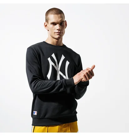 Свитшот мужской NEW ERA Mlb Nyy Blk New York Yankees Blk Black 11863705