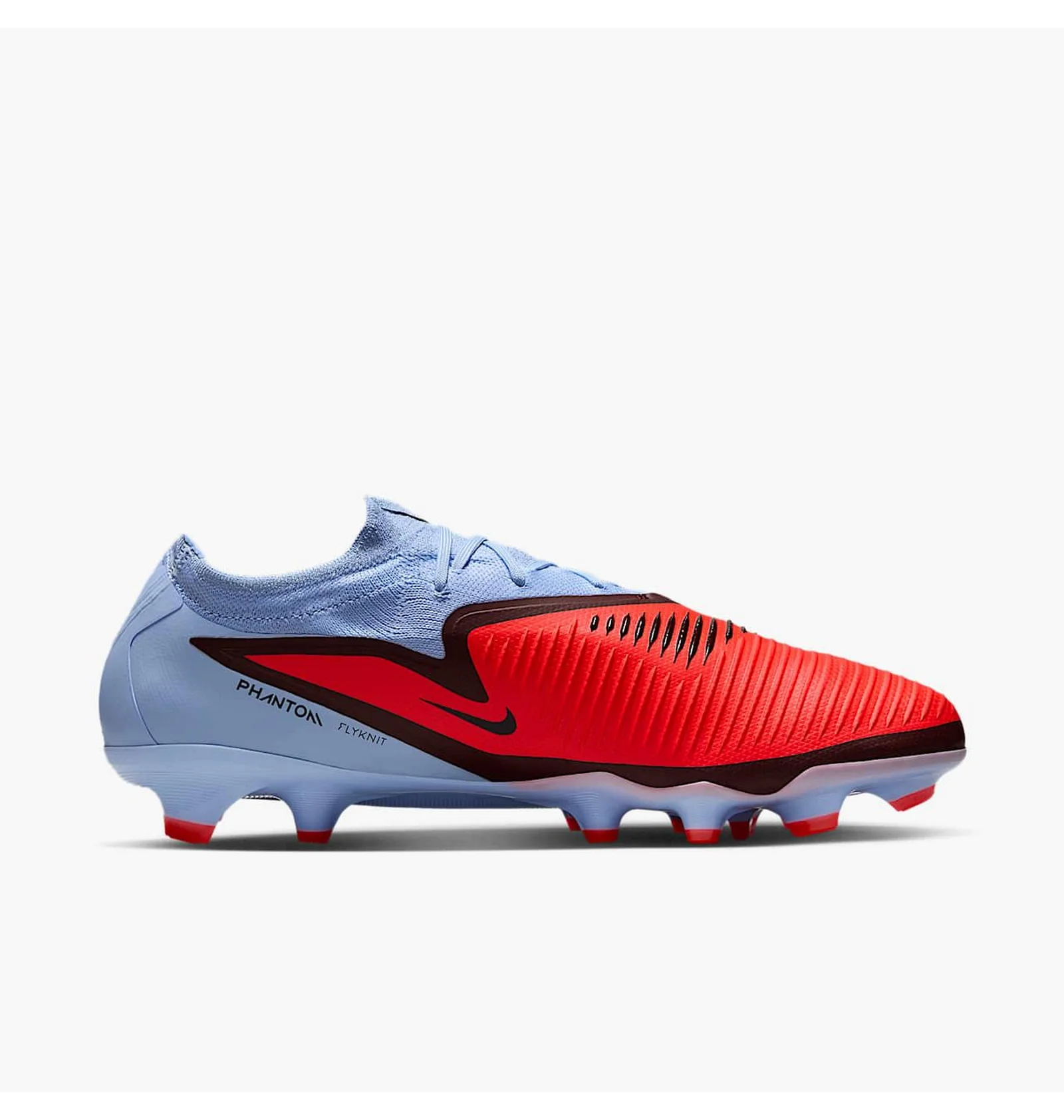 s*r様 Nike Phantom Flyknit 赤/青 スパイク　プロ ᐉ Бутсы мужские Nike Phantom 6 Low Pro Red/Violet HJ4122-400