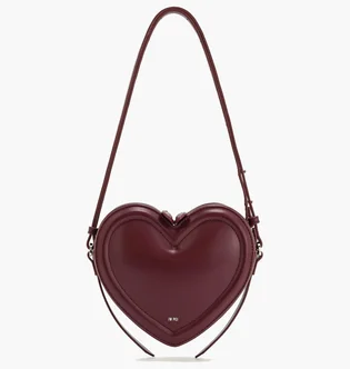 Сумка жіноча JW PEI Arlene Heart Shaped Bag Bordo BB2024BG97376JWP