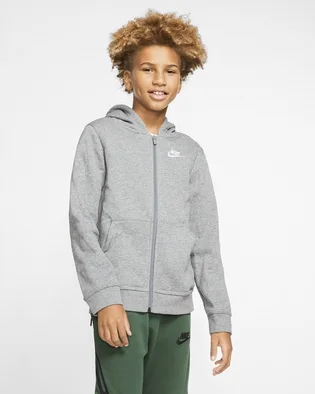 Кофта дитяча Nike B Nsw Hoodie Fz Club Grey BV3699-091