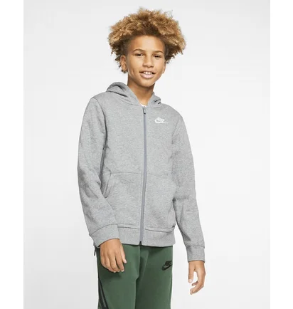 Кофта дитяча Nike B Nsw Hoodie Fz Club Grey BV3699-091