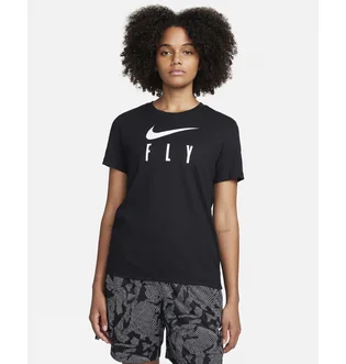 Футболка жіноча Nike Swoosh Fly Dri-Fit Graphic T-Shirt Black FQ6606-010