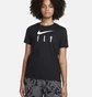Футболка женская Nike Swoosh Fly Dri-Fit Graphic T-Shirt Black FQ6606-010