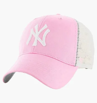 Кепка унісекс 47 Brand Ny Yankees Branson Mesh White/Pink BRANS17CTP-RSA_JR