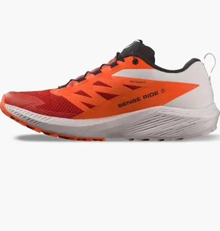 Кроссовки мужские Salomon Sense Ride 5 Trail Running Shoes Orange/White L47046200