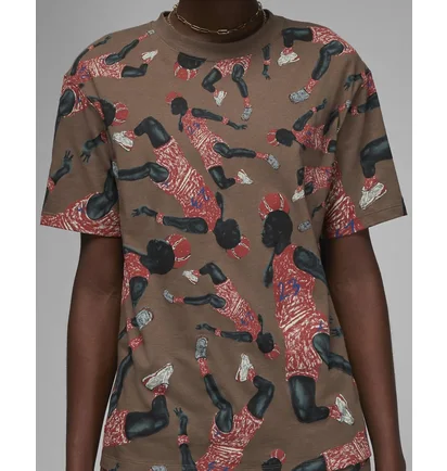 Футболка унісекс Air Jordan Artist Series By Parker Duncan WomenS Graphic T-Shirt Brown DX3253-274