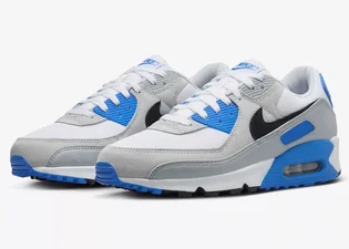 Кросівки чоловічі Nike Air Max 90 White/Grey FN6958-102