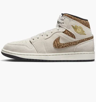 Кроссовки мужские Air Jordan 1 Mid Se MenS Shoes Beige DZ4129-102