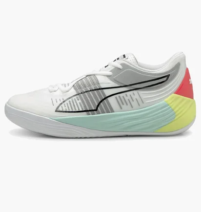 Кроссовки мужские Puma Fusion Nitro Basketball Shoes White 195587-02