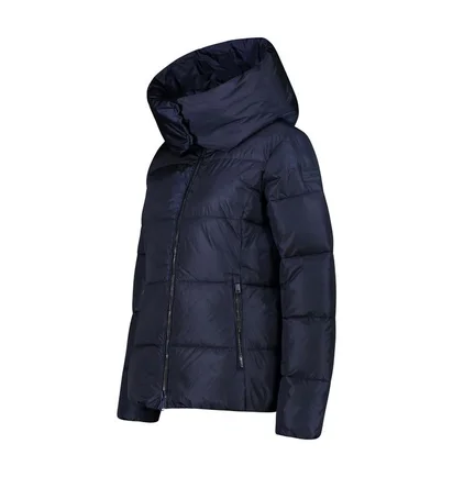 Пуховик жіночий CMP Woman Jacket Zip Hood Blue 31K2836-N950