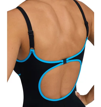 Купальник Arena Tania Clip Back Swimsuit One P Blue 005974-580