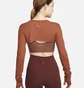 Топ женский Nike Yoga Luxe WomenS Shrug Orange DV9197-246