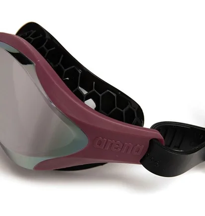 Окуляри для плавання унісекс Arena Air-Bold Swipe Mirror Bordo/Black 006832-104