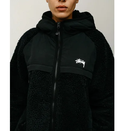 Толстовка мужская Stussy Sherpa Black 118530-0001