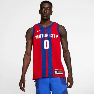 Футболка унисекс Nike Pistons – City Edition Nba Swingman Jersey Red/Blue AV4636-657