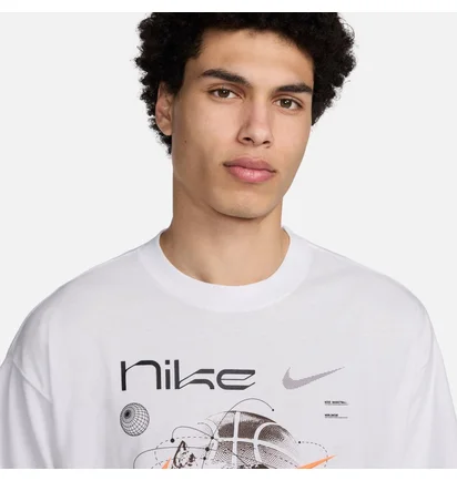 Футболка мужская Nike Max90 Basketball T-Shirt White FV8418-100