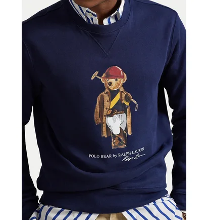 Свитшот мужской Ralph Lauren Polo Bear Blue 710B14625001