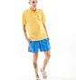 Поло мужское AUSTRALIAN Tape Stripe Polo Club Pique Yellow LSUPO0060-329