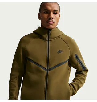 Толстовка мужская Nike Tech Fleece Fz Wr Olive HV0949-368