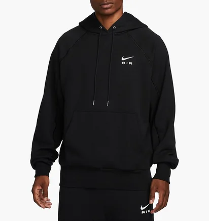 Худи мужское Nike Air Ft Hoody Black Dq4207-010