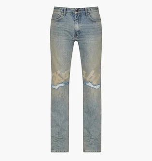 Джинси чоловічі Ksubi Chitch Stature Blue Trashed Idols Light Blue MSP26DJ012
