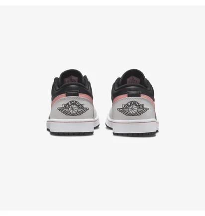 Кросівки чоловічі Nike Air Jordan 1 Low Black Grey Pink Grey/Black 553558-062