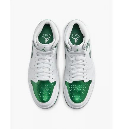 Кроссовки мужские Air Jordan Air I High G White/Green DQ0660-130
