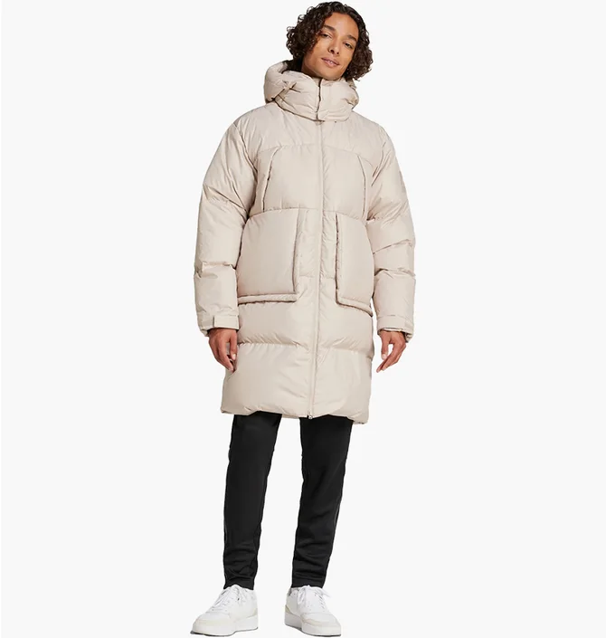 ᐉ Парка чоловіча Adidas Big Baffle Down Coat Beige IX8855