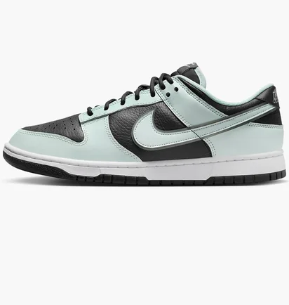 Кросівки чоловічі Nike Dunk Low Retro Premium Shoes Black/Turquoise FZ1670-001
