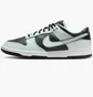 Кросівки чоловічі Nike Dunk Low Retro Premium Shoes Black/Turquoise FZ1670-001