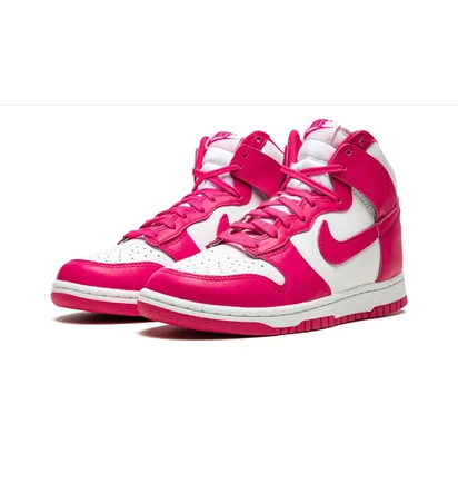 Кроссовки женские Nike Wmns Dunk High White/Pink DD1869-110