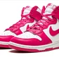 Кроссовки женские Nike Wmns Dunk High White/Pink DD1869-110