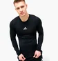 Термобілизна чоловіча Adidas Techfit Compression Ls Black Gu7339