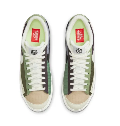 Кроссовки мужские Nike Blazer Lowtoasty Green/Violet DD8026-500