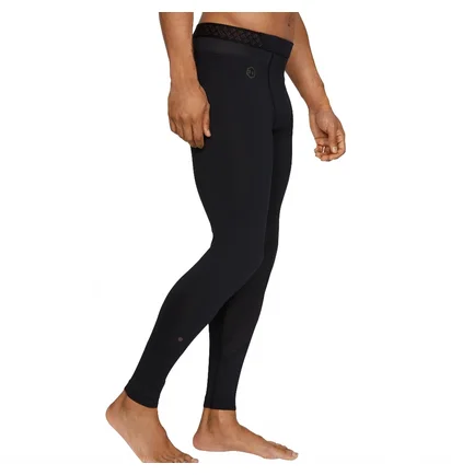Леггинсы мужские Under Armour Heatgear Rush Compression Long Running Tights Black 1327648-001
