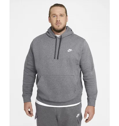 Худі чоловіче Nike M Nsw Club Hoodie Po Bb Grey BV2654-071