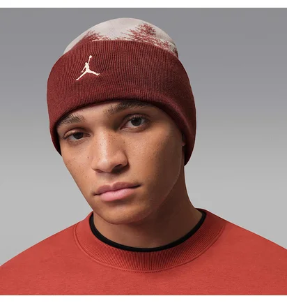 Шапка унисекс Nike Gift White/Bordo HV1077-292