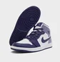 Кроссовки детские Air Jordan Air 1 Mid White/Violet DQ8423-515