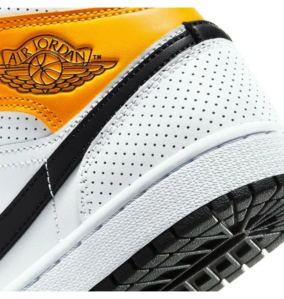 Кроссовки женские Air Jordan 1 Mid Laser White BQ6472-107