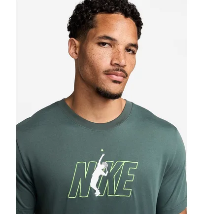 Футболка мужская Nike Court Tee Shirt Green FV8434-338