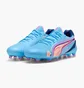 Бутсы унисекс Puma King Ultimate Volume Up Fg/Ag Light Blue 108069-01