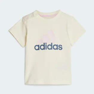 Спортивний костюм дитячий Adidas Essentials Organic Cotton Sportswear Beige/Pink IS2513